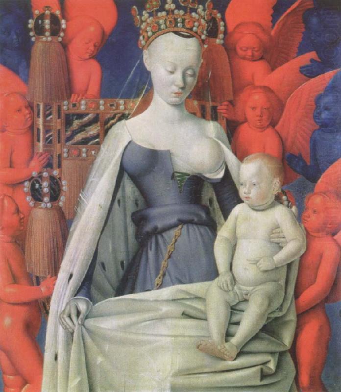 The melun Madonna, Jean Fouquet